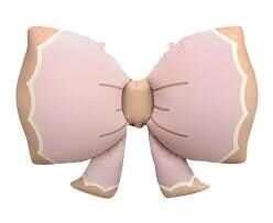 Folijas balons " Bantīte", rozā krāsa, 68 x 47 cm